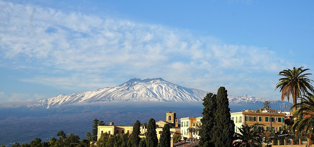 Sizilien Blick auf den Etna Sizilien